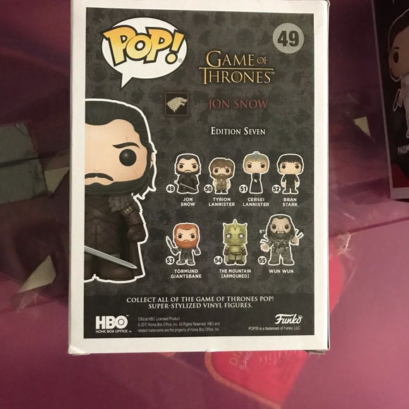 Game of thrones Jon Snow Funko Pop - Picture 3 of 3